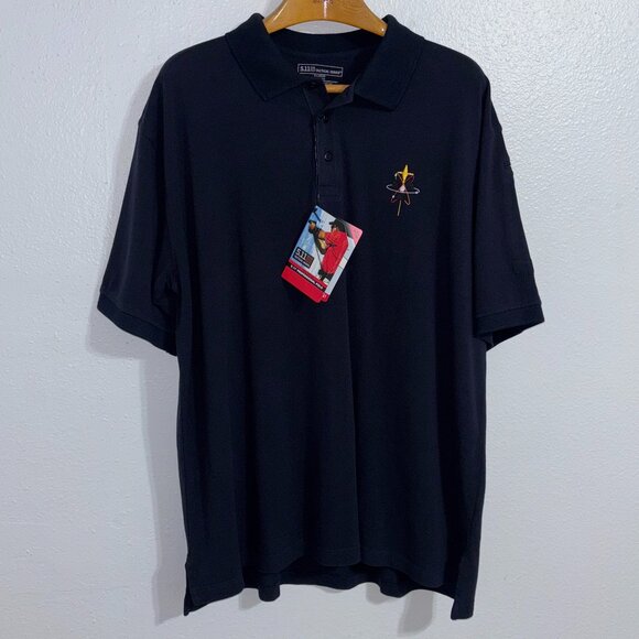 5.11 Tactical Series Professional Polo XL Dark Navy Short Sleeve NWT - Picture 1 of 12